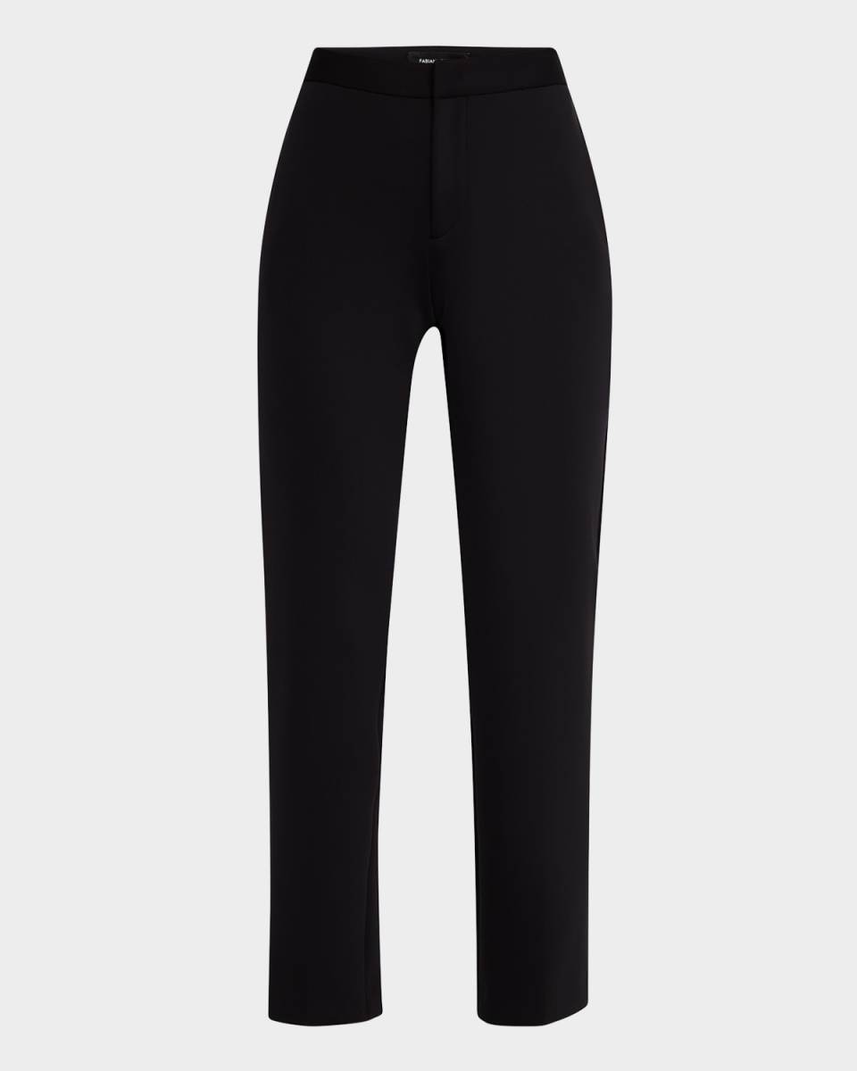 Cropped Slim-Fit Trousers